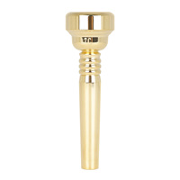 Brass Instrument Trumpet Mouthpiece Brass Gold Plated 17C Trumpet Mouthpiece for Beginner Performance