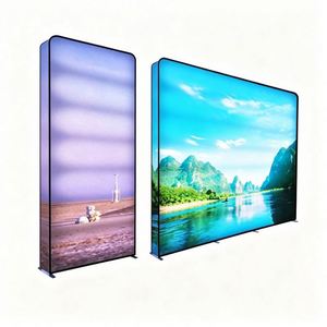 Illuminated Backdrop Wall LED Fabric <b>Light</b> <b>Box</b> with Custom Print Tension Fabric SEG Banner Stand for Events Exhibition Display - Product Image 1