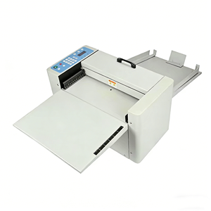Machine à plier le <span class=keywords><strong>papier</strong></span> numérique semi-automatique de bureau A4 330 mm/12,99 pouces ST-6602 Mini pour le traitement du <span class=keywords><strong>papier</strong></span> - Product Image 1