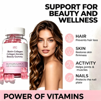 Capsules de biotine, collagène et kératine pour adultes OEM pour des ongles plus forts et des vitamines anti-âge - Compléments alimentaires en marque privée