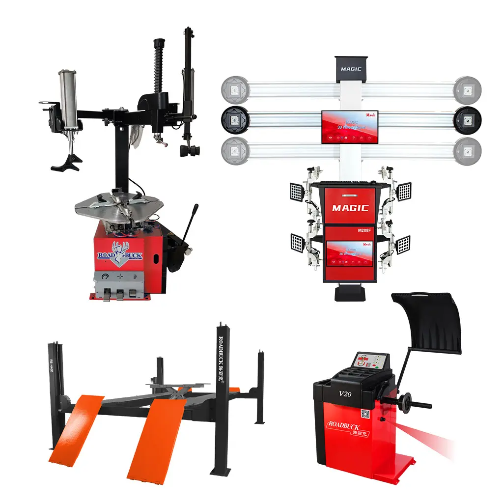 professional Auto automatic Tire Changer and Balancer Factory wheel alignment and scissor car lift combo