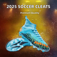 Chaussures de football unisexes hiver 2025 antidérapantes pour terrain synthétique, crampons d'entraînement extérieur