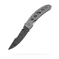 Couteau de poche pliant en acier inoxydable 3Cr13 Camo Coated Carbon Fiber Liner Lock with Belt Clip Colorful Foldable Knife for women