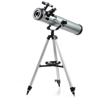 Telescopio Astronómico F70076 de Gran Apertura, Zoom Profesional de 350 Veces, Telescopio Monocular Reflectante para Observación Espacial