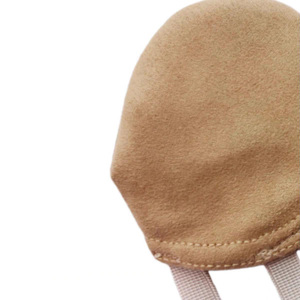 Chaussons de danse et de gymnastique souples <span class=keywords><strong>russes</strong></span>, marron, à demi-paume, en cuir avec doublure en coton, pour l'entraînement - Product Image 3