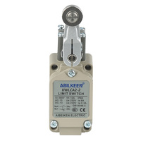 KWLCA2-2 Interrupteur de fin de course à levier à rouleau en acier inoxydable à double circuit pour treuil en aluminium, micro-interrupteur 10A max. pour les applications d'ascenseurs