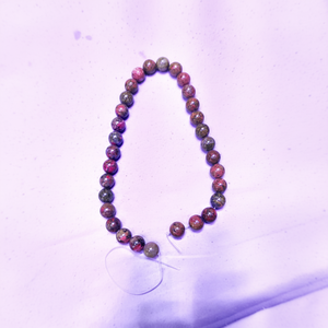 Cuentas de piedra de cristal UNAKITE Natural de 10mm al por mayor, cuentas curativas talladas en ágata semipreciosa para la fabricación de joyas - Product Image 1