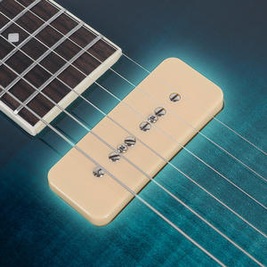 Chitarra Elettrica K11 con Corpo Opaco da 39 Pollici, Tastiera in Acero Canadese Tostato, 6 Corde per <span class=keywords><strong>Musicisti</strong></span> Professionisti di <span class=keywords><strong>Jazz</strong></span> - Product Image 4
