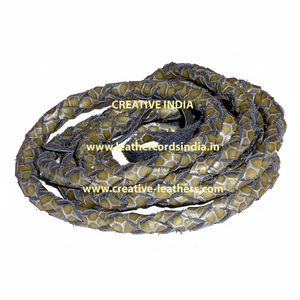Dernière Offre Spéciale Reptile Tressé Rond Cordon En Cuir pour DIY bracelet Bijoux artisanat et autres accessoires au prix de vente total - Product Image 1