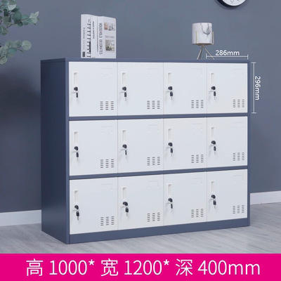 Maison à douze portes de 1,2 mètre de large (finition blanche et grise)