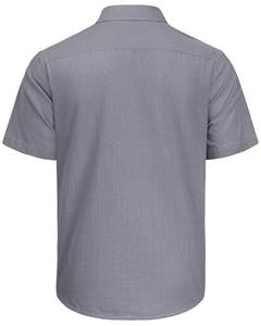 Vente en Gros ODM Chemises à Manches Courtes pour Hommes 100% Coton Col Montant Tops de Plage Décontractés avec Poche Imprimé Respirant Logo Personnalisé - Product Image 4