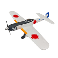 COOLBANK Ki-84 Avión de Ala Fija Realista de la Segunda Guerra Mundial, Modelo de Avión de Simulación por Radiocontrol, Juguete Coleccionable para Aficionados a la Aviación