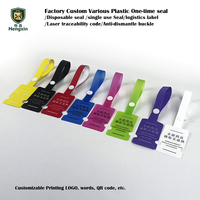 Étiquette de vêtement universelle anti-effraction avec conception antivol intégrée en papier synthétique souple et coloré