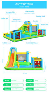 Tobogán Acuático Inflable Comercial, Castillos Hinchables Funcionales para <span class=keywords><strong>Comprar</strong></span> - Product Image 3
