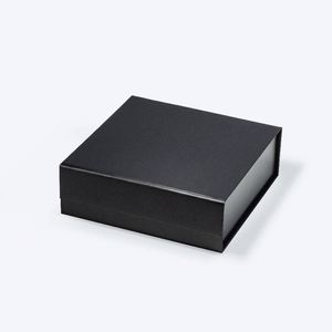 Caja de Regalo para Bufandas con Cierre Magnético, Plegable, Negra Estándar para Venta al por Menor, con Cinta - Product Image 3