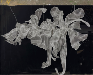 Đám cưới đạo cụ khổng lồ Organza vải hoa sợi vật liệu kết hợp trang trí DIY Wedding Mall Đảng tổ chức sự kiện sắp xếp - Product Image 6