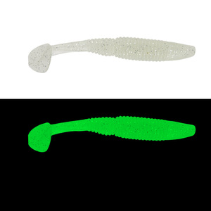 Señuelo Bicolor en Espiral con Cola en T, 12cm 8.4g, Luminoso, para Pesca de Lubina en Agua Dulce - Product Image 4