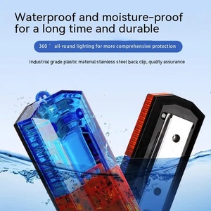 Luz de Advertencia LED Impermeable <span class=keywords><strong>para</strong></span> Hombro, Luz Intermitente Roja y Azul, <span class=keywords><strong>para</strong></span> Seguridad, Patrulla y Emergencias - Product Image 3