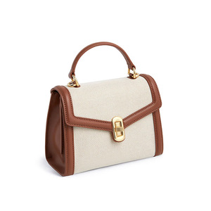 # Pa0987 tùy chỉnh mới nhất thiết kế phụ nữ mới Ví và túi xách 2024 Satchel thời trang vagan da túi xách tay của phụ nữ túi vải - Product Image 3