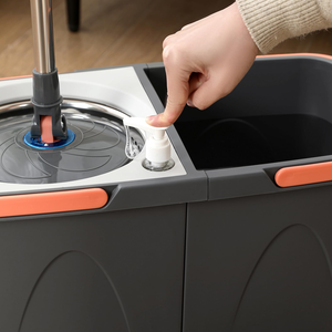 Easy Spinning Floor Cleaning <b>Mop</b> Bucket Set <b>Microfiber</b> Rotating <b>Mop</b> with Wheel Pedal for Household - Product Image 3