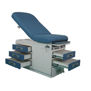 스틸 병원 부인과 검진 침대 및 서랍이있는 의료 테이블 병원 가구 CE/ISO 인증 - Product Image 2