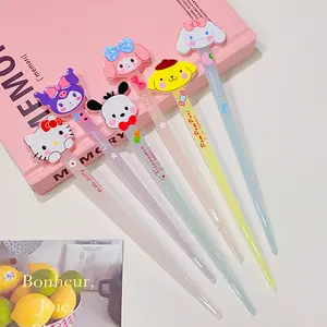 Jiamu Cute Cartoon Sanrio Hair Stick Spring And Summer Acrylic Hair Fork For Bun Children Girls Hair Accessories