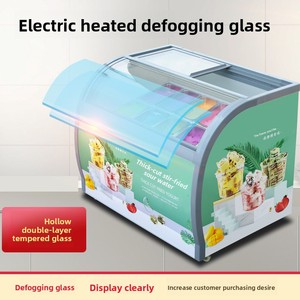 <span class=keywords><strong>Congelador</strong></span> <span class=keywords><strong>Horizontal</strong></span> YINZHENG de Doble Puerta para Yogur Frito de Corte Grueso, Helados y Paletas Congeladas - Product Image 5