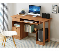 Mobilier moderne bureau à domicile grand bureau d'ordinateur de bureau design simple avec espace de rangement chambre étudiant bureau d'étude