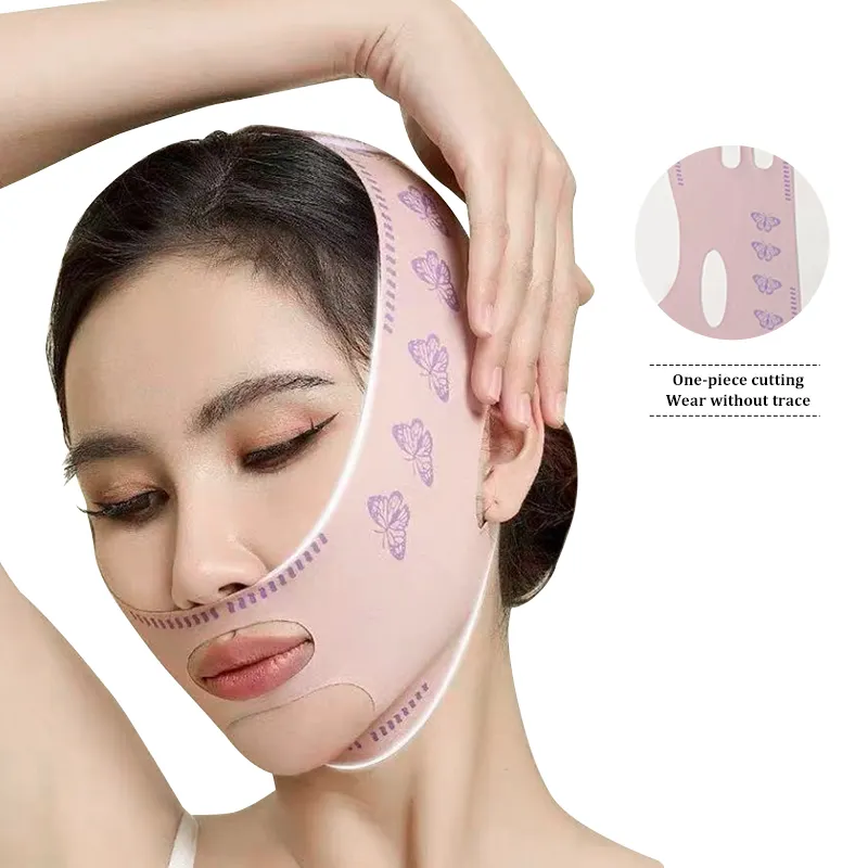 Vente en gros pas cher v visage menton cou bande de levage V Ligne bandage amincissant