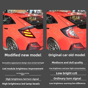 10e pour Honda pour le feu arrière de Civic Hatchback illimité pour Mugen coulant clignotant nouvel état 2021 - Product Image 4