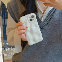 Coque de protection antichoc à motif vague pour iPhone 17, 16, 15, 14, 13, 12, 11 Air Pro Max – Vente en gros
