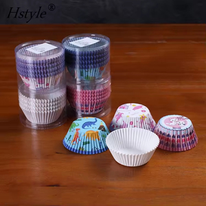 Hstyle Pq340 100Pcs Cổ Phiếu Lớn Chất Lượng Cao Giá Thấp Khủng Long Không Thấm Mỡ Giấy Cúpcake Lót Bánh Nướng Bánh Nướng Bánh Cup Bánh Trường Hợp - Product Image 6