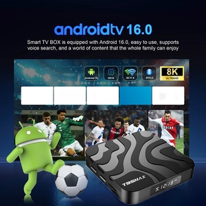 Boîtier <span class=keywords><strong>TV</strong></span> Allwinner H618 <span class=keywords><strong>T95</strong></span> Max Android 16 16 Go de RAM 4 Go/8 Go/128 Go/256 Go de ROM Wi-Fi double bande 5G Wi-Fi 6 pour 6.0 8K - Product Image 3