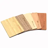 Smart Recyclable Custom Printing Nfc Business Ntag213 Bamboo Wood Rfid Card