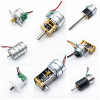 Moteur pas à pas miniature à engrenage à vis sans fin 15 mm, aimant permanent, 2 phases, CC 3-24V, unité de contrôle de mouvement à angle droit 90°, haute précision, vertical