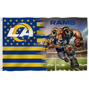 ธงทีมฟุตบอลทั้งหมดธง3x5ft แบบสั่งทำธงกีฬาผ้าโพลีเอสเตอร์100% แบบสั่งทำ - Product Image 1