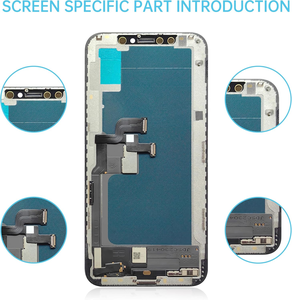 Écran LCD de remplacement pour <span class=keywords><strong>iPhone</strong></span> <span class=keywords><strong>XS</strong></span> 5,8 pouces, écran de téléphone portable avec haute luminosité et toucher fluide - Product Image 3