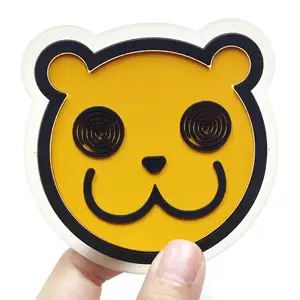 Aosheng Garment Custom Pvc Rubber Patch No Minimum 3D Soft Pvc Patches Silicone Patches