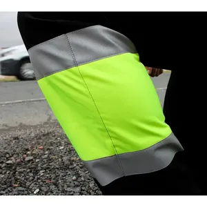 Pantaloni da lavoro - HV984B S Snow - Colore: Nero - Strisce riflettenti. Chiusura con zip frontale e bottoni a pressione. - Product Image 3