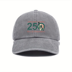 Cappellino da baseball per il 250° anniversario della fondazione degli Stati Uniti, cappello vintage da esterno con visiera morbida per uomo - Product Image 2