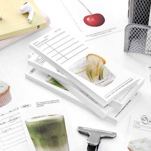 80 fogli/confezione momento del libro di Note della serie relax frutta bevanda tema studente ufficio piano Memo elenco - Product Image 2