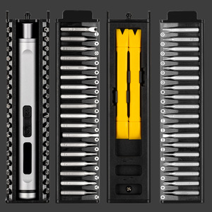 Juego de Destornilladores Eléctricos Recargables USB <span class=keywords><strong>41</strong></span> en 1 para Reparación de Electrodomésticos, Computadoras Portátiles, Teléfonos Móviles y Pequeños Electrodomésticos - Product Image 5