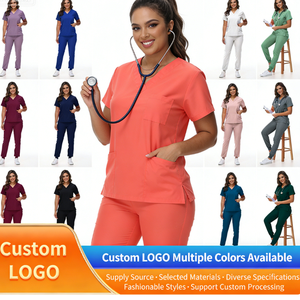 <span class=keywords><strong>ชุด</strong></span>ยูนิฟอร์มแพทย์แบบปรับแต่งได้ <span class=keywords><strong>ชุด</strong></span>สครับคอวีสำหรับผู้หญิงและผู้<span class=keywords><strong>ชาย</strong></span> <span class=keywords><strong>ชุด</strong></span> 2 ชิ้น มีกระเป๋า <span class=keywords><strong>ชุด</strong></span>ยูนิเซ็กซ์สำหรับโรงพยาบาล แห้งเร็ว แฟชั่น Sehe - Product Image 1