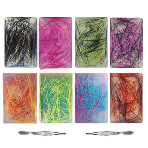 New Trending Skin Picking <b>Silicone</b> Fidget Toy Picking Pad with Tweezer Hair Pulling Simulation Toys for Adults Decompression - Product Image 1