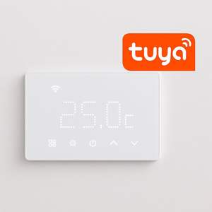 Termostato Inteligente Gloca con Pantalla Táctil WiFi, 230V, Calefactor Eléctrico de Pared, Calefacción Infrarroja, Control por Aplicación, Blanco - Product Image 6