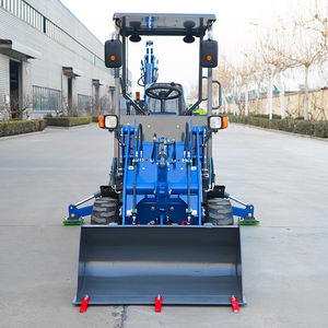 STTRON Multifungsi Farm Backhoe <span class=keywords><strong>Loader</strong></span> <span class=keywords><strong>Mini</strong></span> 4x4 Wheel <span class=keywords><strong>Loader</strong></span> Traktor Kompak Excavator untuk Halaman dan Lahan - Product Image 4