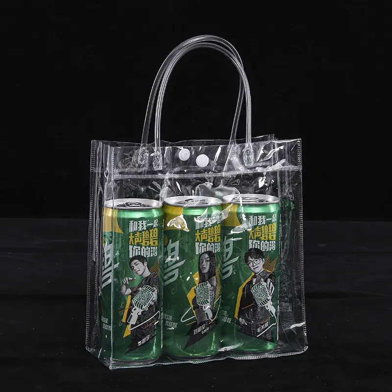 Promotion Stadium genehmigt Umwelt neue Clear Tote PVC Schulter Transparente Kunststoff-Einkaufstasche
