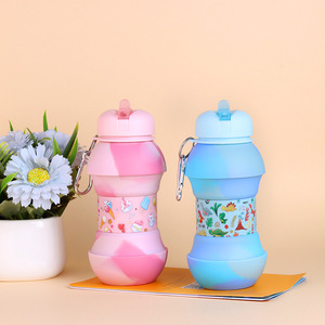 Wholesale Custom BPA-Free Silicone <b>Water</b> <b>Bottle</b> with Handgrip <b>750ml</b> Capacity for Camping and Boiling <b>Water</b> - Product Image 3
