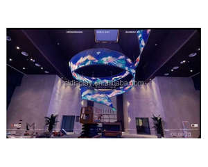 Full Color P 1.87Mm Digitale Flexibele <span class=keywords><strong>Led</strong></span> Gordijn Smart Display Full Color Gebogen <span class=keywords><strong>Led</strong></span> Scherm Opvouwbare <span class=keywords><strong>Led</strong></span> Video Muur Schermpanelen - Product Image 3