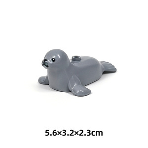 Juguete de Animales Marinos para Armar, Regalo Educativo de Criaturas Oceánicas para Niños, Bloques de Construcción MOC 3380, Accesorios de Decoración para Escenas - Product Image 1